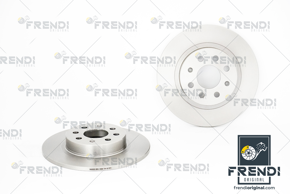 FREN DISKI ARKA DELIKSIZ PUNTO 2009- PUNTO GRANDE PUNTO 2005 - PUNTO EVO 2008 - - FRENDI - OEM 50902167