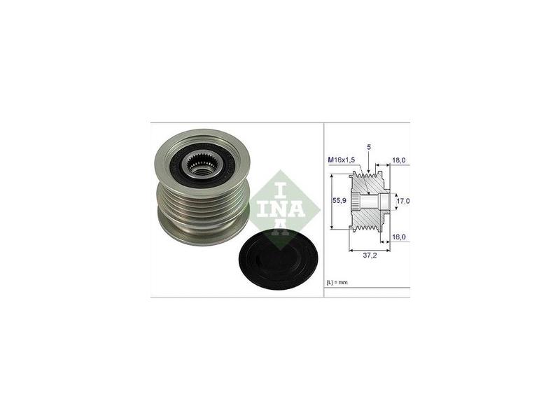 ALTERNATOR KASNAGI (RULMANLI)POLO FELICIA IBIZA 1.7 SDI 1.9 D AEF-A - INA - OEM 028903026A