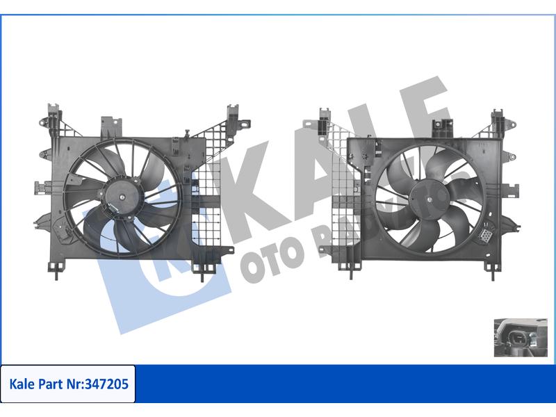 FAN MOTORU DAVLUMBAZLI DUSTER 1.5DCI 1.6 16V KLIMALI - KALE - OEM 214814567R