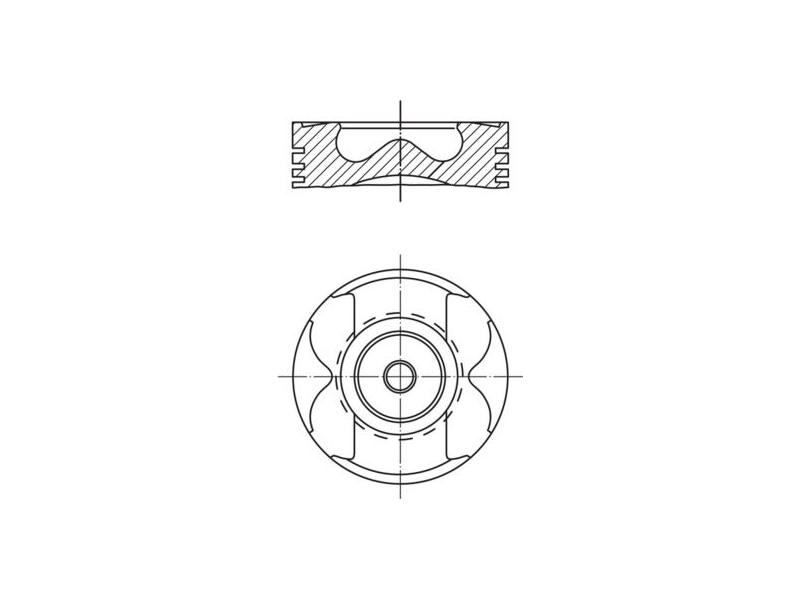 PISTON SEGMAN (89.00MM 0.50 ) MASTER 2.5 DCI 120 MOVANO 2.5 CDTI - MAHLE - OEM 7701477121