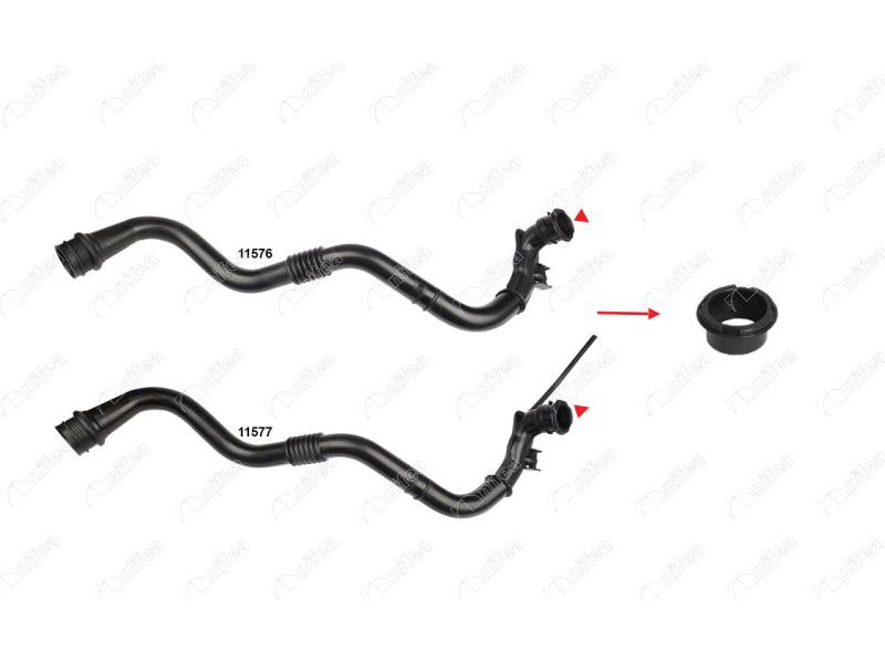 TURBO HORTUM BOGAZ LASTIGI MEGANE II FLUENCE 1.5DCI K9K - NIFEA - OEM 8200208708820016682