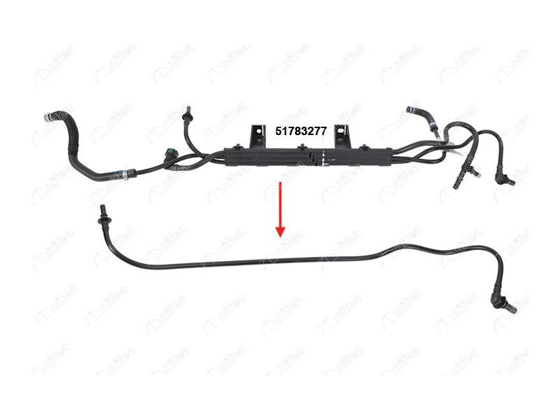 YAKIT BORUSU BRAKET HARIC DOBLO 1.3 MULTIJET — NIFEA 14611 - NIFEA - OEM 51783277