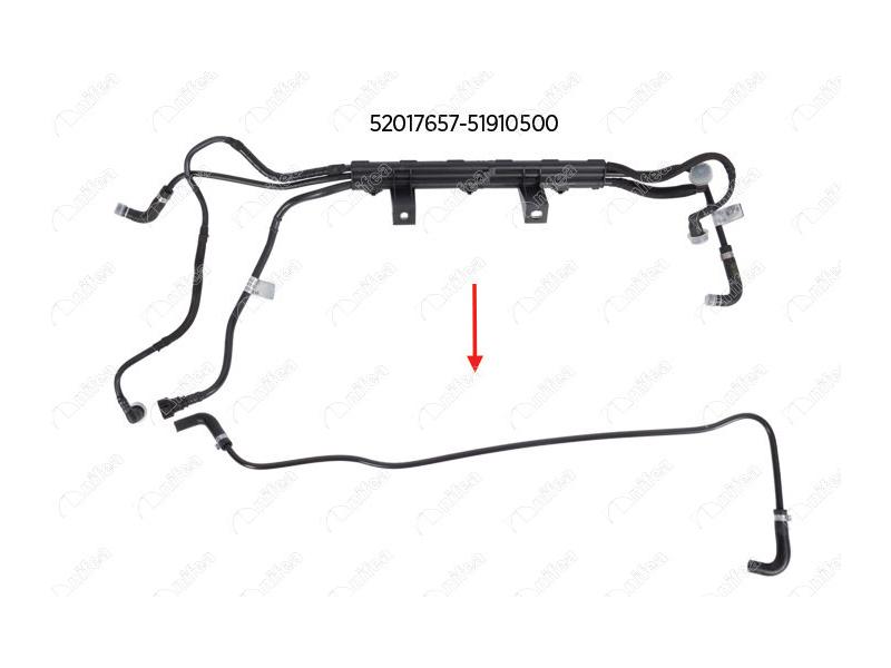 YAKIT BORUSU BRAKET HARIC EURO 5 DOBLO 1.3 D MultI — NIFEA 14725 - NIFEA - OEM 52017657