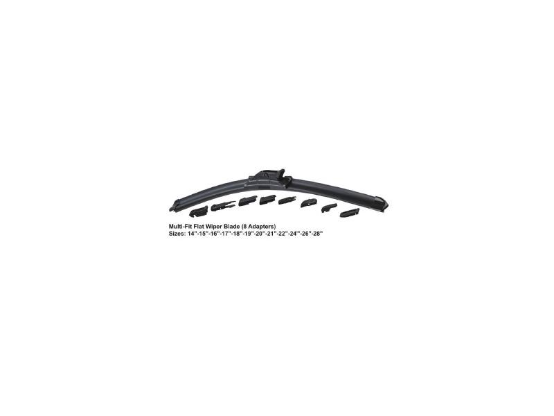 MUZ TIPI U KANCALI SILECEK SUPURGESI UNIVERSAL 8 ADAPTORLU 24 600mm - RBW