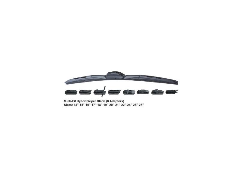 HYBIRDTIPI U KANCALI SILECEK SUPURGESI UNIVERSAL 8 ADAPTORLU 21 530mm - RBW
