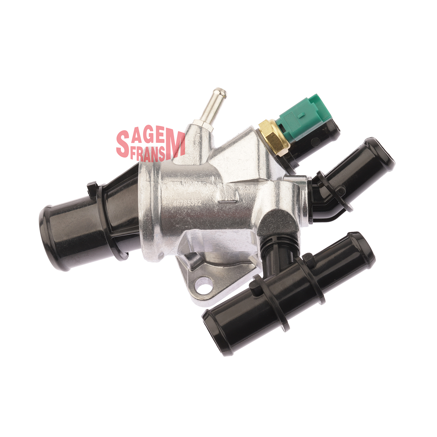 TERMOSTAT (KOMPLE) DOBLO STILO MAREA BRAVO BRAVA 147 156 166 LYBRA 1.9 JTD (88C) - SAGEMFRANS - OEM 46785392