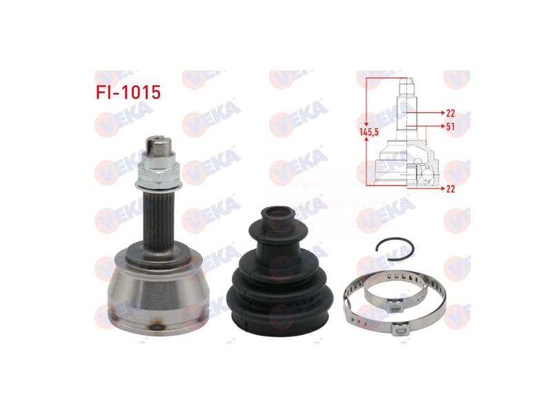 AKS KAFASI DIS DOBLO 1.2 22X22X51 01-10 - VEKA - OEM 46307572