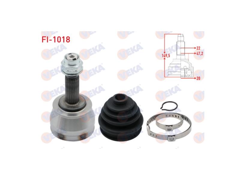 AKS KAFASI DIS ALBEA 1.2 8V 22X20X46.9 03-07 - VEKA - OEM 46307516