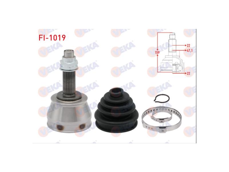 AKS KAFASI DIS ALBEA PALIO 1.2 16V 22X22X47 03-07 - VEKA - OEM 46307406