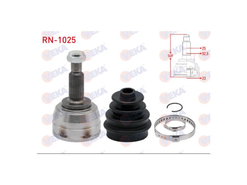 AKS KAFASI SOL-SAG ON DIS DACIA DOKKER 1.5 DCI 25X23X52,5 UZUNLUK 149mm 2012- - VEKA - OEM 391002807R