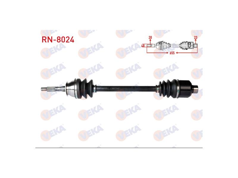 AKS KOMPLE SAG SOL R12 - VEKA - OEM 7701348085