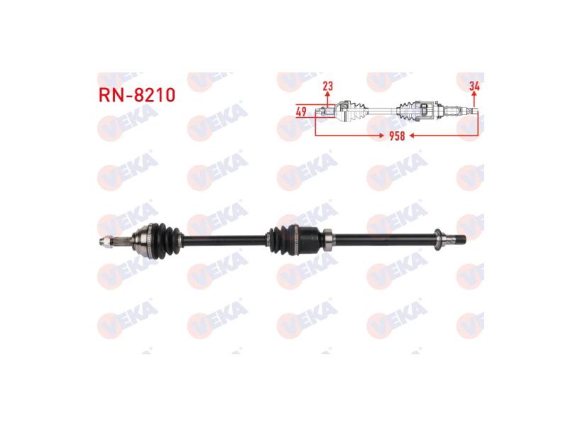 AKS KOMPLE SAG RENAULT CLIO IV 1.5 DCI OTM. VIT. 2 - VEKA - OEM 391003032R