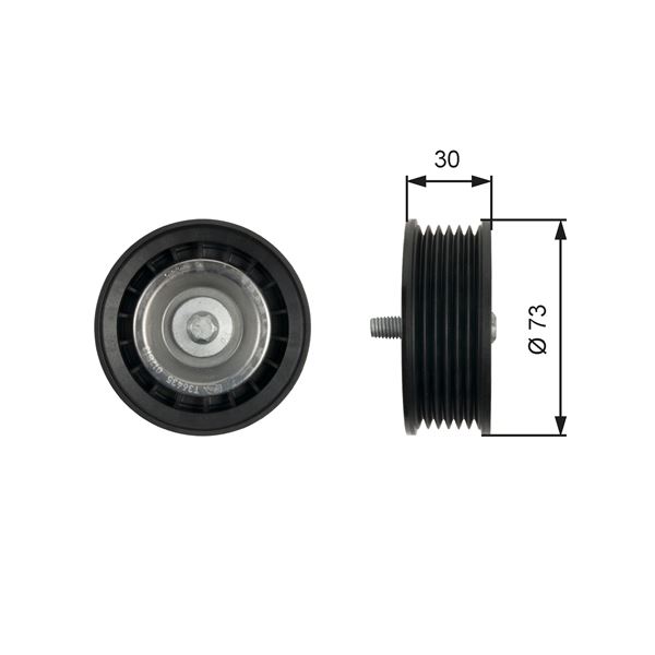 KAYIS GERGI RULMANI MERCEDES W204 W205 C218 W212 C207 W221 W222 - GATES - OEM A2762020119