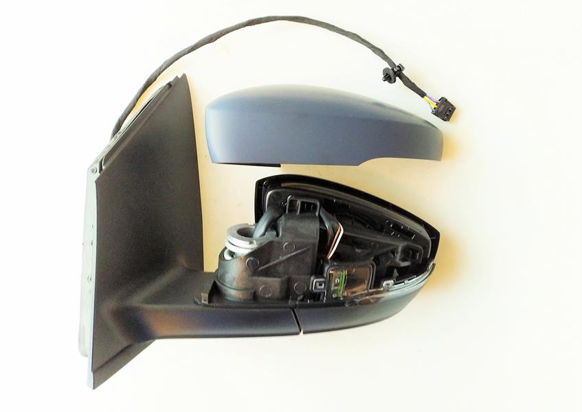 DIS DIKIZ AYNASI  POLO VI 09-17 ELEKTRIKLI ISITMALI ASTARLI SINYALLI KÖR NOKTALI SOL DIKDÖRTGEN SOKET - ART - OEM 6R1857507M9B9