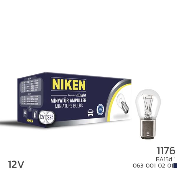 NIKEN 1016 AMPUL DÜZ BA15d P21W/5W(12V) 10LU - NIKEN