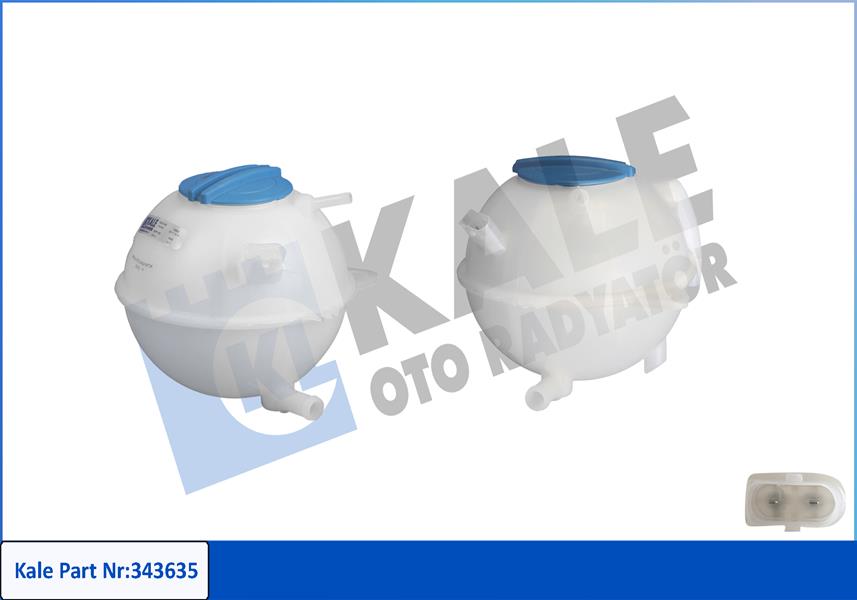 RADYATÖR YEDEK SU DEPOSU VW-SKODA-SEAT-AUDİ-BORA-G - KALE - OEM 1J0121403A