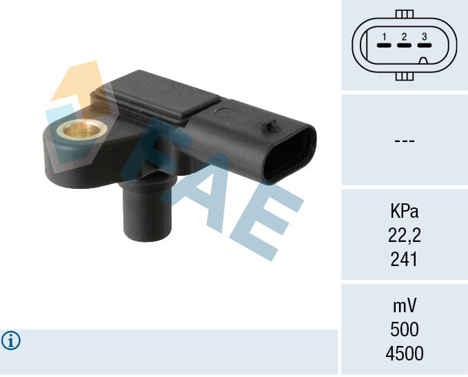 BASINC SENSORU MERCEDES M270 M274 W176 W246 W204 W - FAE - OEM A0091532228