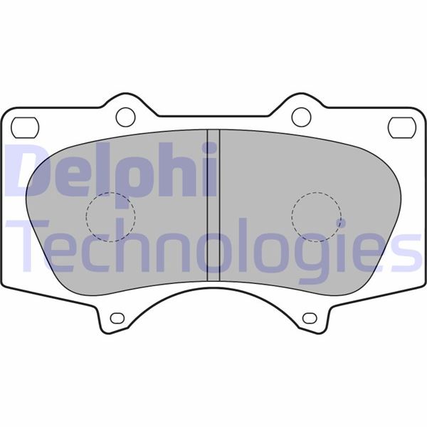 FREN BALATASI ON (134MM)  LAND CRUISER 3.0D - 4D 4.0 03 - - DELPHI - OEM 0446535250