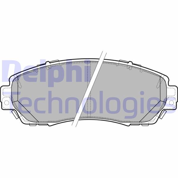 FREN BALATASI ON (141mm) CR-V 2.0I  02-06 - DELPHI - OEM 45022SHJA00