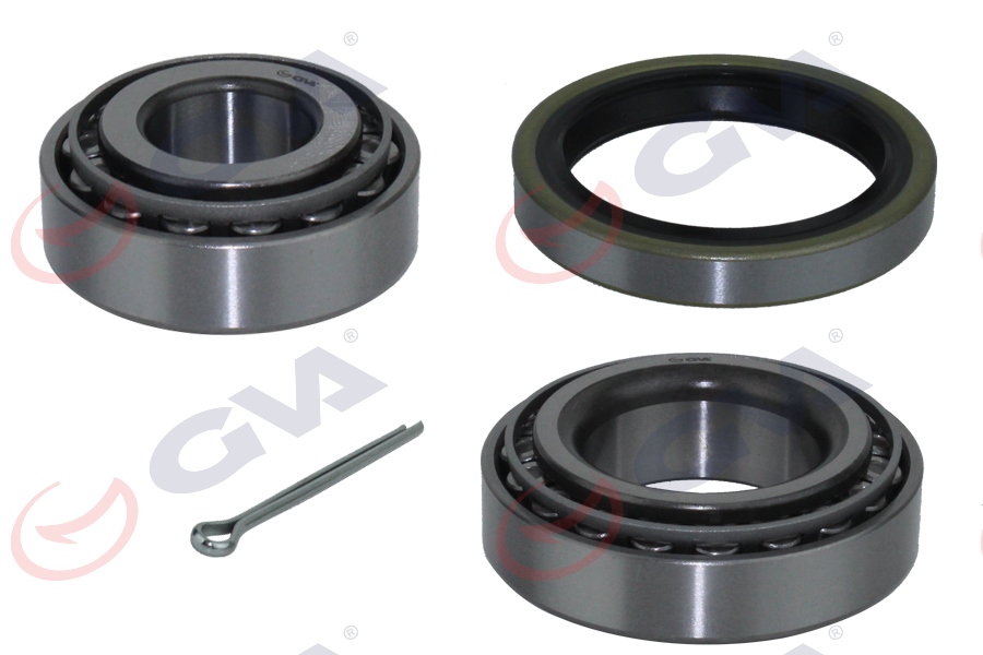 ÖN TEKER RULMAN SETİ HYUNDAI H100 2,5L D4BA D4BB 4D55 4D56 PANELVAN 94-05 / MITSUBISHI L300 2,5L 4D56 8v P15V PANELVAN 86-> - GVA - OEM 5170344030