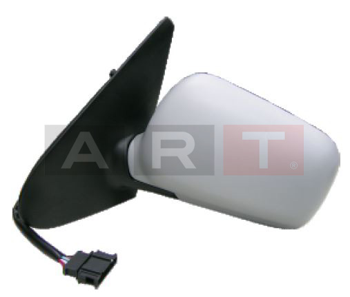 DIS DIKIZ AYNASI ELEKTRIKLI ISITMALI ASTARLI ASFERIK SOL VOLKSWAGEN POLO II 94-99 - ART - OEM 6N1857507AGRU