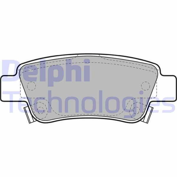 FREN BALATASI ARKA (109mm)  CRV III  07- - DELPHI - OEM 43022-SWW-G01