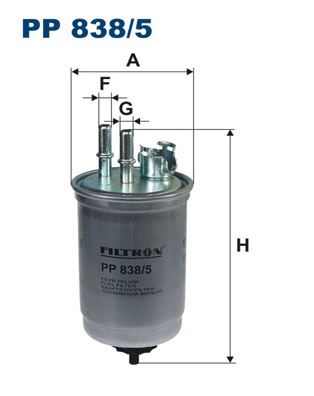 MAZOT FILTRESI CONNECT 1.8TDCI 75PS 02>05 FOCUS 1.8TDCI 75PS -90PS 01>05 - FILTRON - OEM 2S719155AB