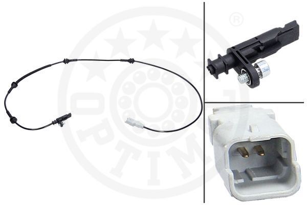ÖN SAĞ/SOL ABS SENSÖRÜ C5 08-C6 05-P407 05- - OPTIMAL - OEM 4545.H5