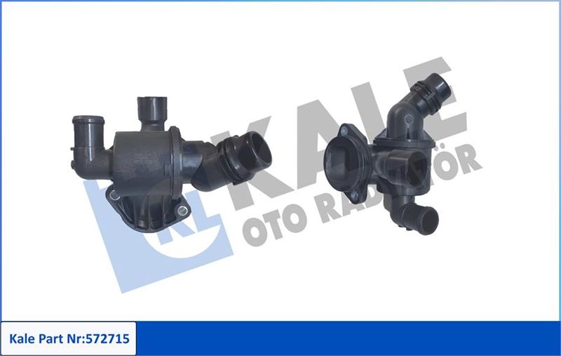 TERMOSTAT+FLANŞ 87°C AUDI A4-A5-A6-Q5-SEAT EXEO - KALE - OEM 03L121111AD