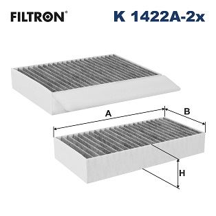 POLEN FILTRESI TAKIMI MERCEDES W166 X166 C292 KARBONLU - FILTRON - OEM A1668300318