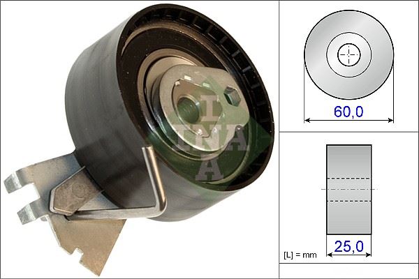 EKSANTRIK KITI P106 P206 P207 P306 P307 P1007 BIPPER PARTNER BERLINGO XSARA 1.4 1.4I - INA - OEM 9642929880