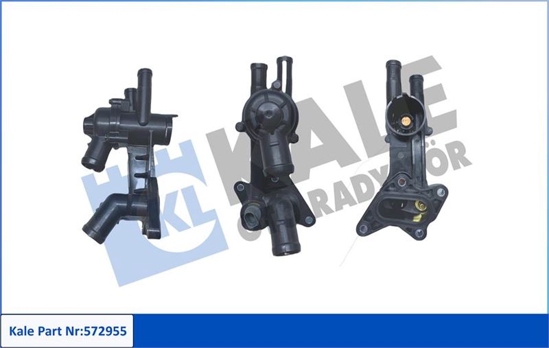 TERMOSTAT 87 °C PLASTIK GOVDELI KOMPLE SEAT CORDOBA IBIZA III IV TOLEDO IV 1.2 02 15 - SKODA FABIA I FABIA II RAPID ROOMSTER 1.2 03 15 - VOLKSWAGEN POLO FOX 1ç2 02 11 - KALE - OEM 03C121111B
