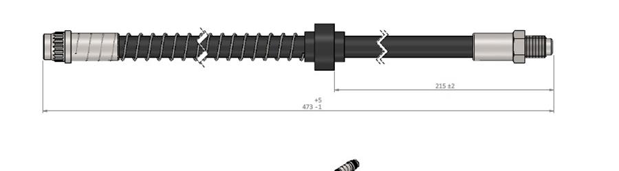 ÖN FREN HORTUMU PARTNER 96> BERLINGO 96> XSARA 97> C2 03> (438xM10) - CAVO - OEM 4806.85