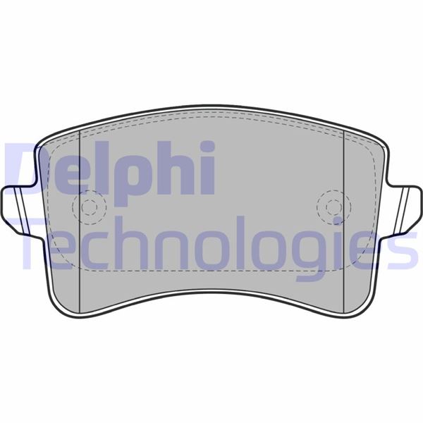 FREN BALATASI ARKA (116mm) A4 AVANT 07- - DELPHI - OEM 8K0698451