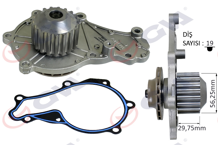 DEVİRDAİM P207-P208-P301-P308-P508-P2008-P3008-P50 - GVA - OEM 1201.G1