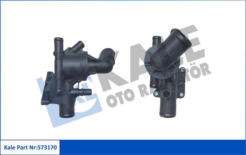 TERMOSTAT 75°C PLASTIK GOVDELI KOMPLE NISSAN NV300 RENAULT ESPACE V GRAND SCENIC IV MEGAN IV TRAFIC III - KALE RADYATOR - OEM 95517869