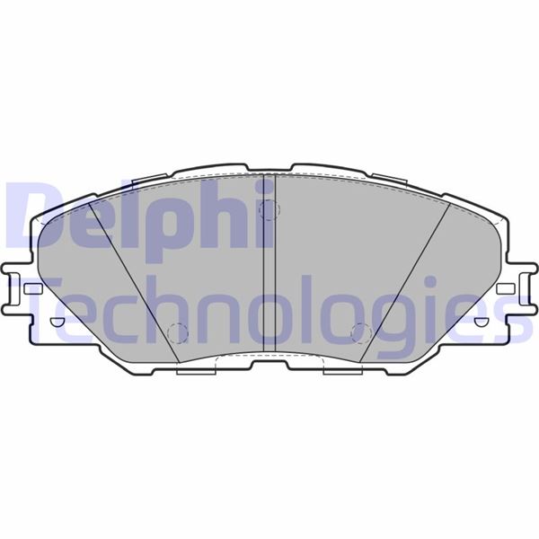 FREN BALATASI ON (139MM)  AURIS 1.6 RAV 4 III   2.0  07- - DELPHI - OEM GDB3425