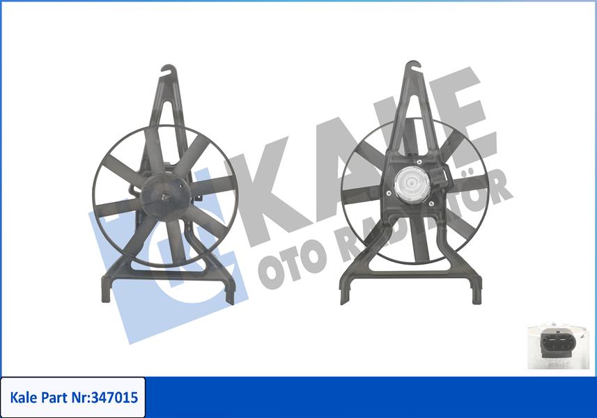 FAN MOTORU DAVLUMBAZLI PEUGEOT 106 II-CITROEN SAXO - KALE - OEM 1253.56