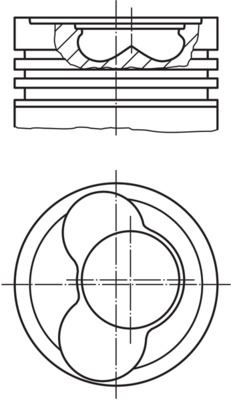 MOTOR PISTON SEGMAN (81.01MM STD 3/4/5 PISTONLAR) LT28 LT35 LT46 T4 2.5TDI ACV AGX AHD AHY AJT ANJ APA AUF AXG AXL AYC AYY BBE BBF - MAHLE - OEM 074107103AB