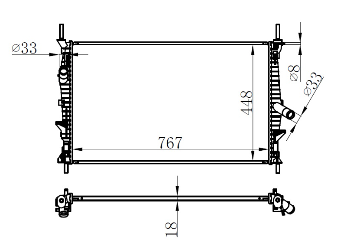 MOTOR SU RADYATORU TRANSIT TUORNEO CUSTOM V362 V363 2.2TDCI 100PS 125PS 135PS 140PS 155PS 12 > BRAZING - GVA - OEM BK218005CC