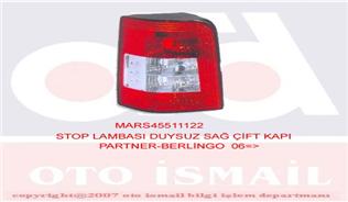 STOP LAMBASI DUYSUZ SAĞ ÇİFT KAPI PARTNER-BERLINGO 06=> - MARS - OEM 6351.CX