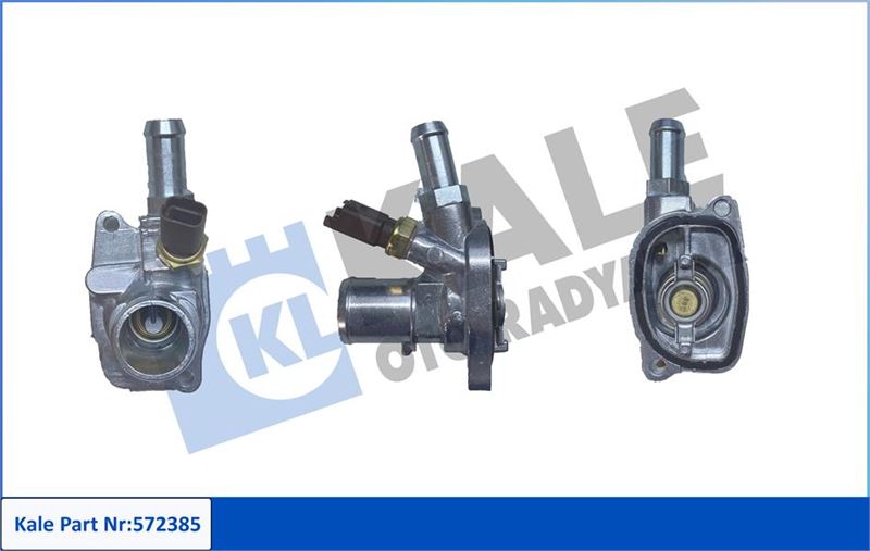 TERMOSTAT 88 °C ALUMINYUM GOVDELI KOMPLE FIAT 500 PANDA 1.2 1.2LPG 07- - FORD KA KA+ III 1.2 16- - LANCIA YPSILON 1.2 1.2 BI-FUEL 11- - KALE - OEM 55202371