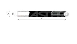 İÇTEN ÖRGÜLÜ BENZİN YAKIT HORTUMU 7.5 mm x 13 mm (NBR) - MASTER - OEM 322500056