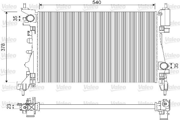 MOTOR SU RADYATÖRÜ OPEL CORSA D-CORSA E 1.2-1.4 A1 - VALEO - OEM 1300312
