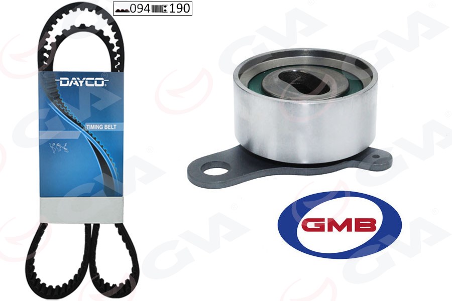 TRİGER KAYIŞ SETİ (EKSANTRİK SETİ) TOYOTA COROLLA 1.6L 4A-F (karbüratörlü) AE92 88-92 (1 KAYIŞ + 1 RULMAN) (94x190) - GVA - OEM 1356815042