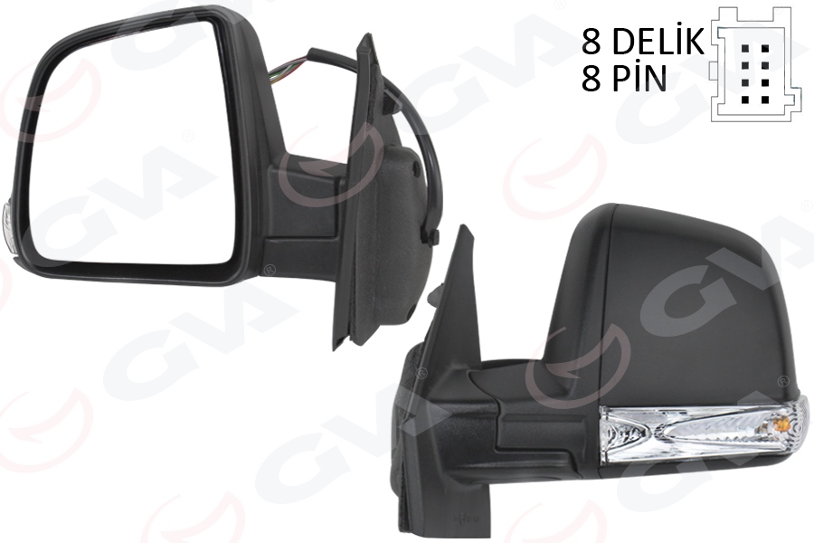 DIŞ DİKİZ AYNASI ELEKTRİKLİ SOL DOBLO III 2011 MD - GVA - OEM 735645708