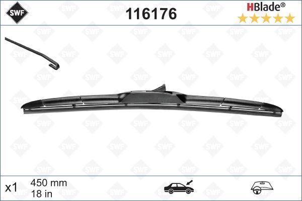 SILECEK SUPURGESI ON SAG 450mm MERCEDES X-CLASS W470 17> SWF - VALEO - OEM A4708240200