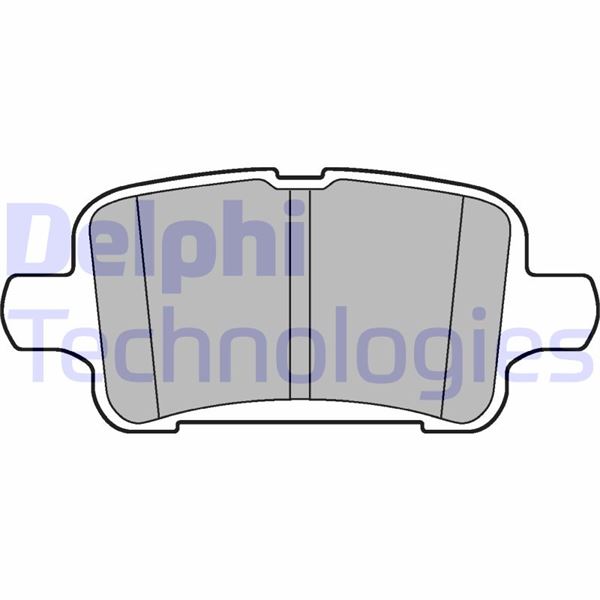 ARKA FREN BALATASI OPEL ASTRA K 15- - DELPHI - OEM 95526568