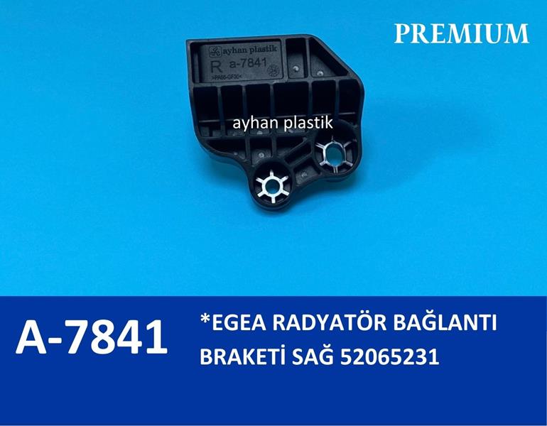 RADYATÖR BAĞLANTI BRAKETİ SAĞ EGEA (21.5 X 19 CM POŞET) - AYHAN - OEM 52065231