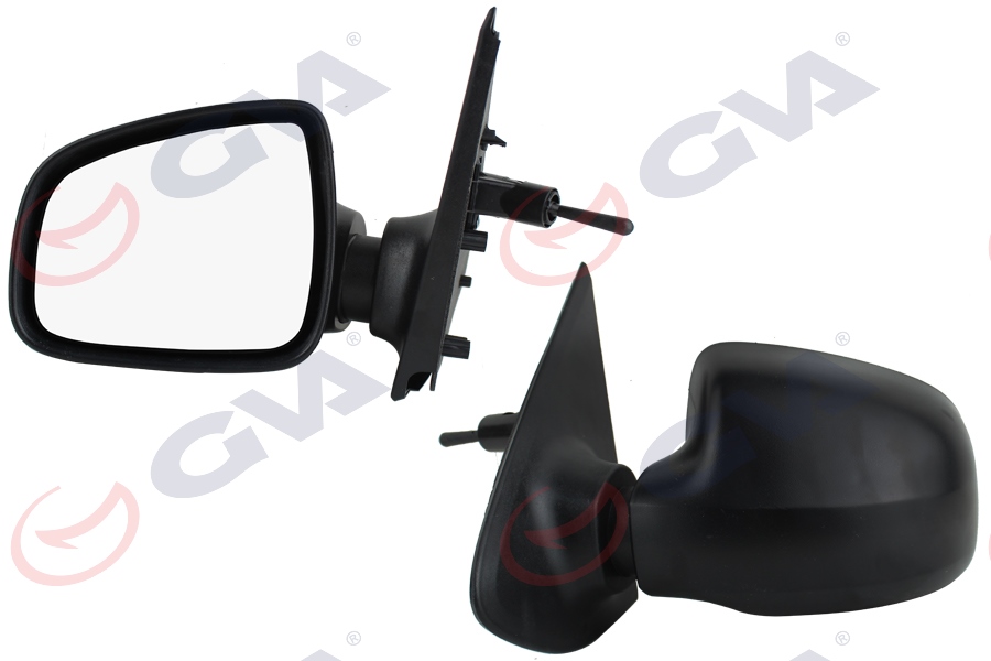 DIŞ DİKİZ AYNASI SOL SANDERO STEPWAY 12> MEKANİK+SİYAH KAPAK+KONVEKS VM-6804L - GVA - OEM 963021832R